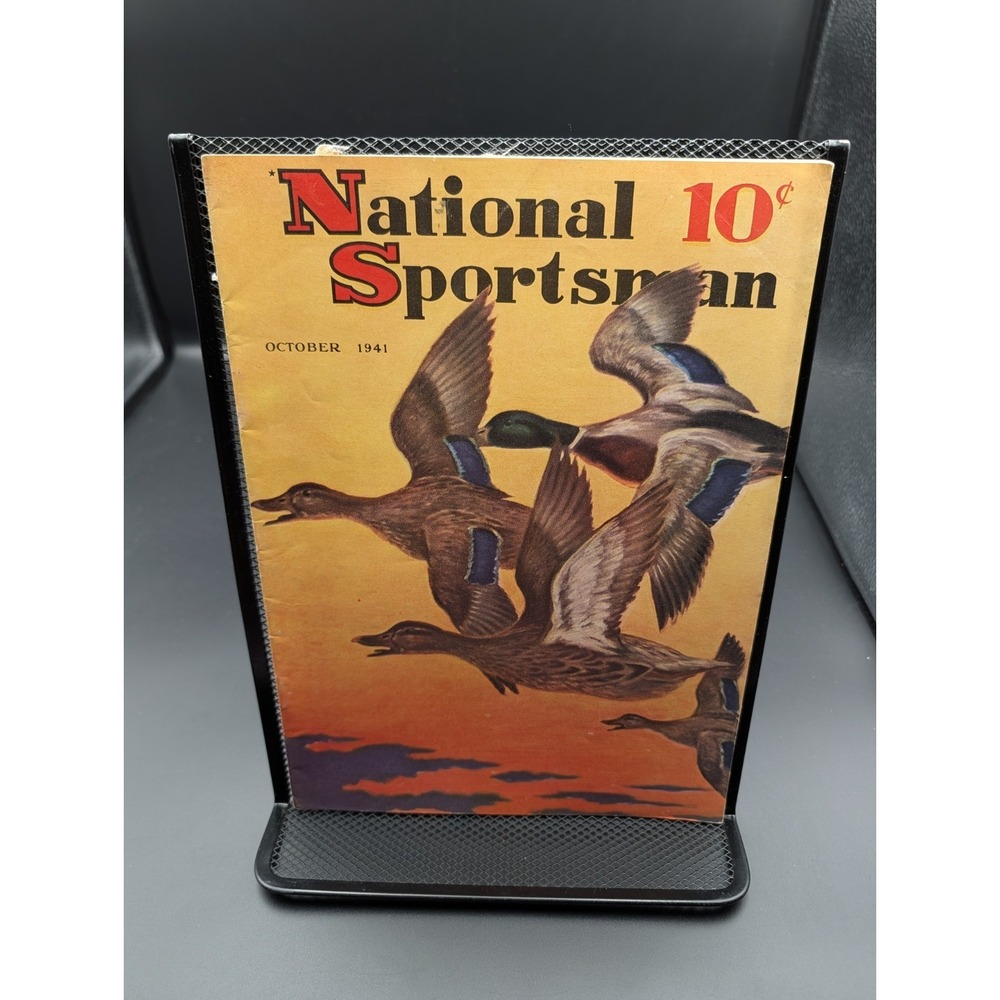 National Sportsman Magazine October 1941 NATURE ANIMAL BIRD MALLARD WATERFOWL